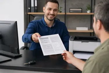 Profissionais realizando impressão do CRLV-e em Jandira.